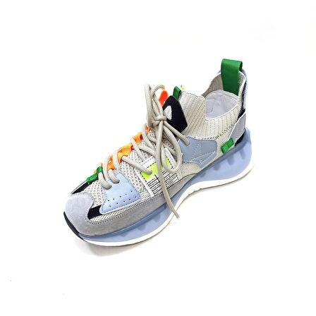 GUJA BEJ KADIN SNEAKER SPOR AYAKKABI