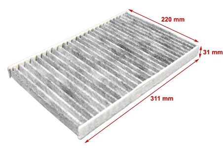 Audi A4 B9 2016 ve Sonrası Karbonlu Polen Filtresi