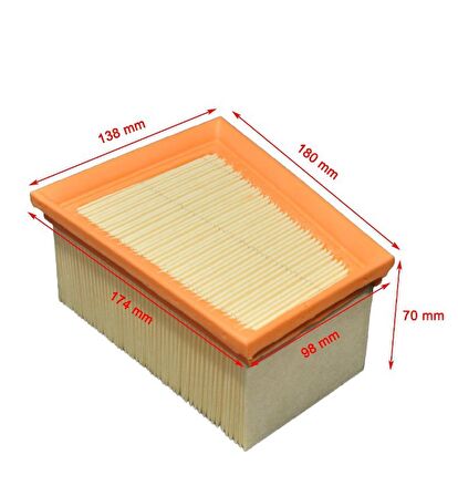 Nissan Kubistar 1.6 16V 70 Kw 95 Hp 2003-2009 Hava Filtresi