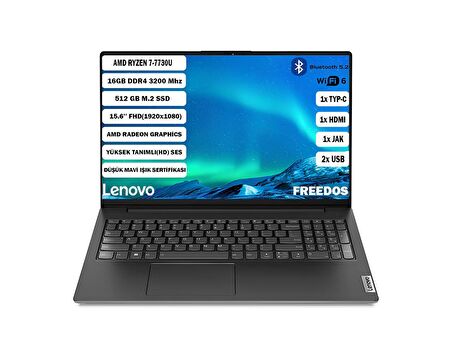 Lenovo V15 G4 ABP Amd Ryzen 7 7730U 16 GB 512 GB SSD 15,6" FHD Freedos 82YY0012TR+165