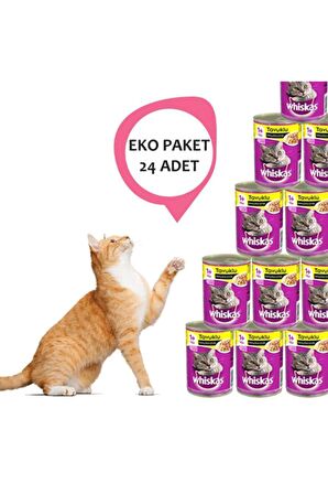 Whiskas Tavuklu Kedi Konservesi 400 Gr 24 Adet