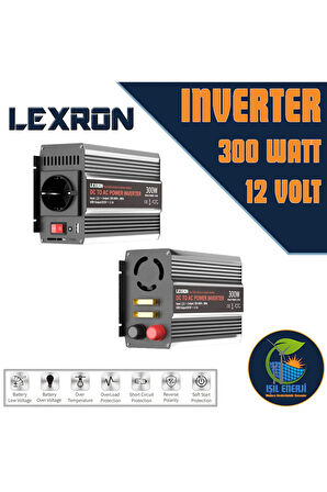 Modifiye Sinüs Inverter - 300 Watt 12 Volt - 300w 12v - 0.3kw