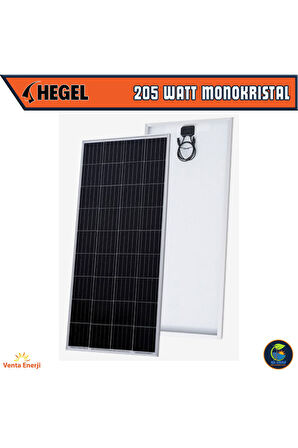 205 WATT MONOKRİSTAL GÜNEŞ PANELİ