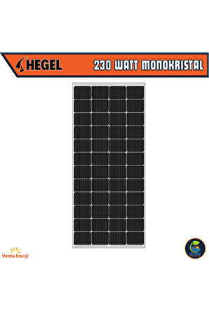 230 WATT MONOKRİSTAL GÜNEŞ PANELİ