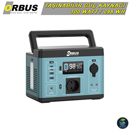 ORBUS 300W Power Station - 300 Watt Taşınabilir Güç Kaynağı 