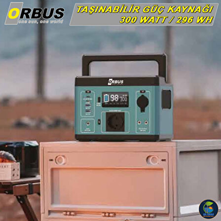 ORBUS 300W Power Station - 300 Watt Taşınabilir Güç Kaynağı 