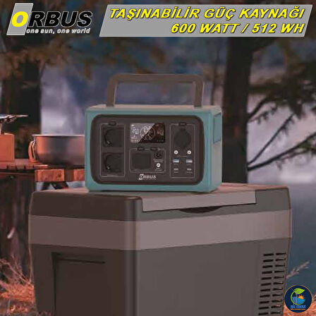 ORBUS 600W Power Station - 600 Watt Taşınabilir Güç Kaynağı 