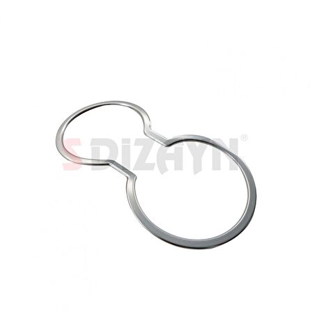 S-Dizayn Kia Sportage Krom Bardaklık Çerçevesi 2010-2014