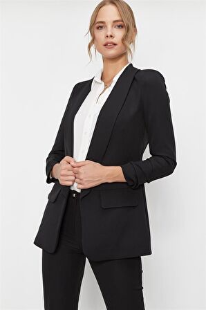 Lafaba Kadın Siyah Blazer Ceket