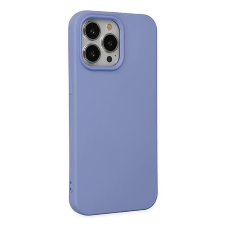 Apple iPhone 14 Pro Kılıf Nano içi Kadife Silikon - Lila