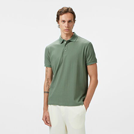 Nautica Erkek Yeşil Regular Fit Polo Yaka T-Shirt