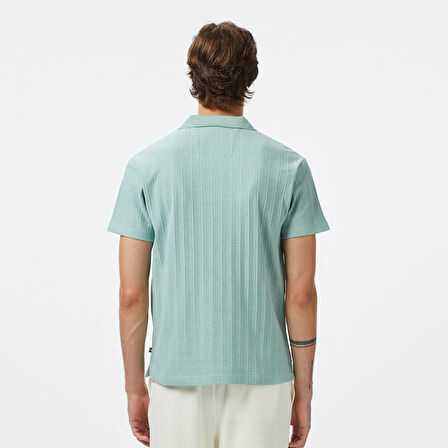 Nautica Erkek Yeşil Classic Fit Polo Yaka T-Shirt