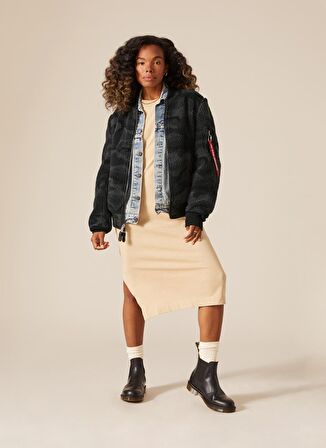 Alpha Industries Yeşil Kadın Mont L-2B