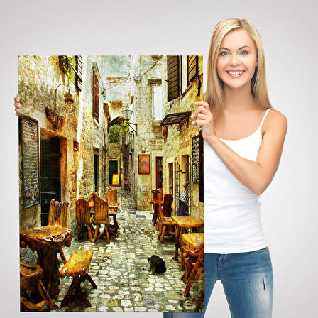 Güzel Sokak Tablosu - Beautiful Street-6406