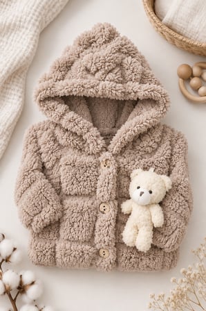  Kız Erkek Bebek Tavşan ve Ayı Oyuncaklı Peluş Tulum TLM0301