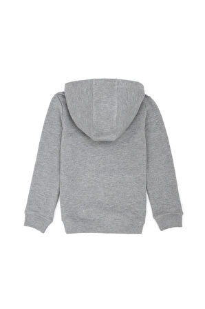 KND-250002 Basic Kapüşonlu 3 İplik Kışlık Okul Sweatshirt 