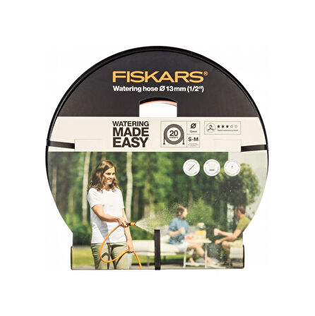 Fiskars 1023645 Q3 Sulama Hortumu 13 Mm 1/2 20m