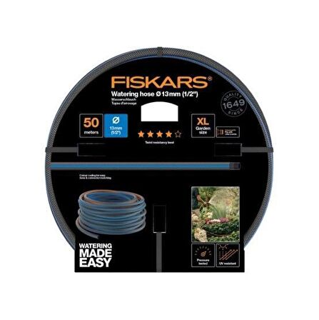 Fiskars 1027106 Sulama Hortumu 13 mm (1/2") 50 mt Q4