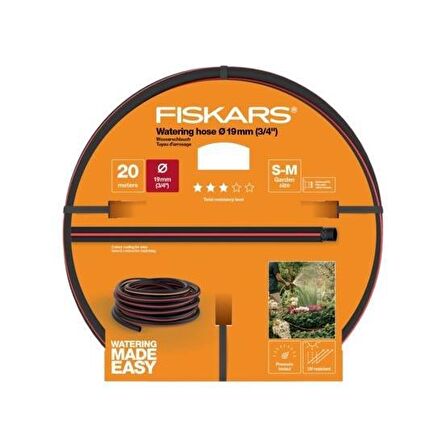 Fiskars 1027109 Sulama Hortumu 19 mm (3/4") 20 mt Q3