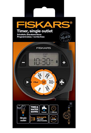 Fiskars Otomatik Sulama Saati Tek Çıkışlı 1054791