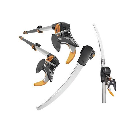 Fiskars UPX86 PowerGear TESTERELİ Yüksek Dal Kesme Budama Makası