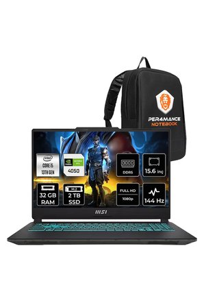 CYBORG 15 A13VE i5 13420H 32GB 2TB SSD RTX4050/6GB 15.6" FHD 144Hz FDOS Gaming Laptop & PER4 Çanta