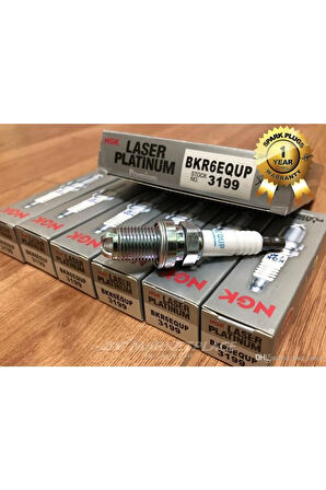 4 TIRNAK LAZER Platinum Bmw E38 740i Ateşleme Bujisi bkr6equp -6 ADET