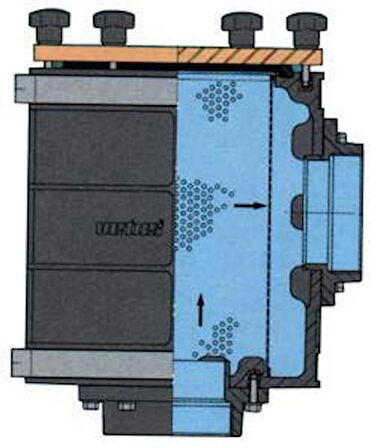 Vetus tip 1900 deniz suyu filtresi Maks 1320 lt/dak.