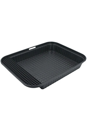  3 Fonksiyonlu Ultra Lüx Kapalı Kedi Tuvaleti ve Kedi , Köpek Taşıma Çantası 67 x 52 x 51 Cm Antrasit