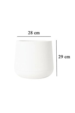 Atlas Renkli Kendinden Drenajlı Saksı 4 Litre No:3