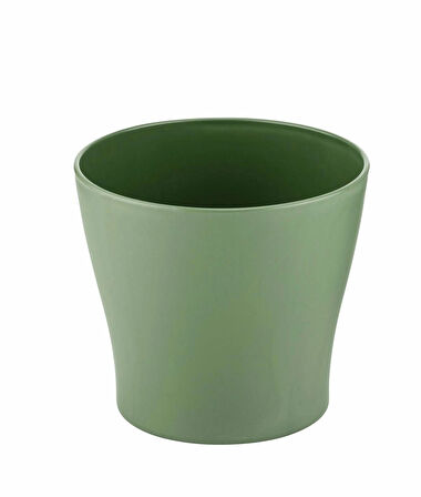 13 Litre Gardenya Saksı Dekoratif Mat Tabaksız Plastik Saksı