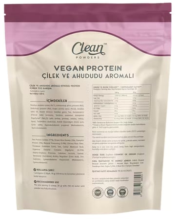Clean Powders Vegan Protein 600 Gr