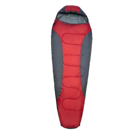 4 Mevsim Mumya Tip Uyku Tulumu -10°C Konforlu Kamp Uyku Tulumu Yıkanabilir KIRMIZI