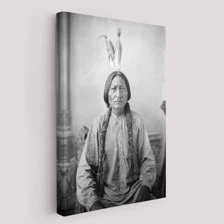 Oturan Boğa Tablosu, Amerikaya Karşı Savaşan Son Kızılderili Kabile Şefi, Sitting Bull-6416