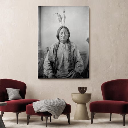 Oturan Boğa Tablosu, Amerikaya Karşı Savaşan Son Kızılderili Kabile Şefi, Sitting Bull-6416