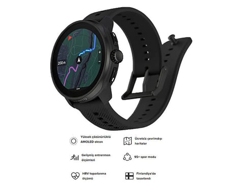 Suunto Race S Sporcu Saati SS051013000 Siyah
