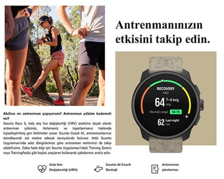 Suunto Race S Sporcu Saati SS051015000 Mavi