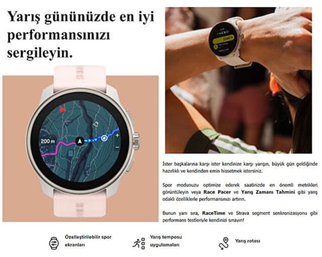 Suunto Race S Sporcu Saati SS051015000 Mavi