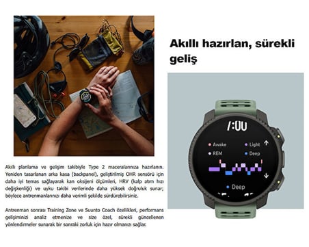 Suunto VERTICAL 2 Sporcu Saati SS051207000 Yeşil