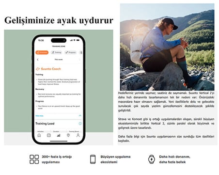 Suunto VERTICAL 2 Sporcu Saati SS051207000 Yeşil