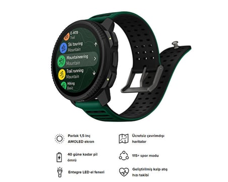 Suunto VERTICAL 2 Sporcu Saati SS051207000 Yeşil