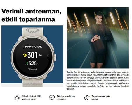 Suunto Run Sporcu Saati SS051274000 Yeşil