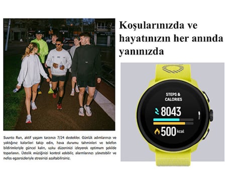 Suunto Run Sporcu Saati SS051274000 Yeşil
