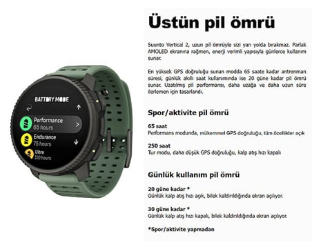 Suunto Vertical Sporcu Saati SS051209000 Yeşil