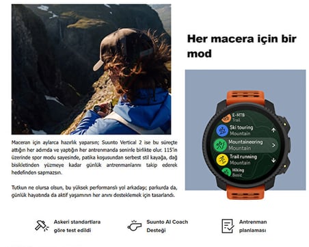 Suunto Vertical Sporcu Saati SS051209000 Yeşil
