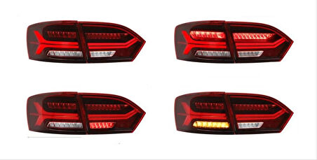Volkswagen Jetta 2021-2018 İçin Uyumlu Led Stop (Audi Stil)