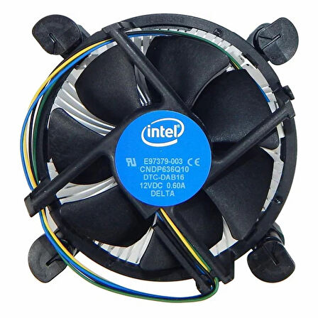 Intel Delta 1200P Siyah İşlemci Hava Soğutucu