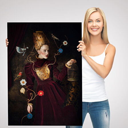 Svetlana Melik - Nubarova Kadının Hikayesi Kanvas Tablo -6417