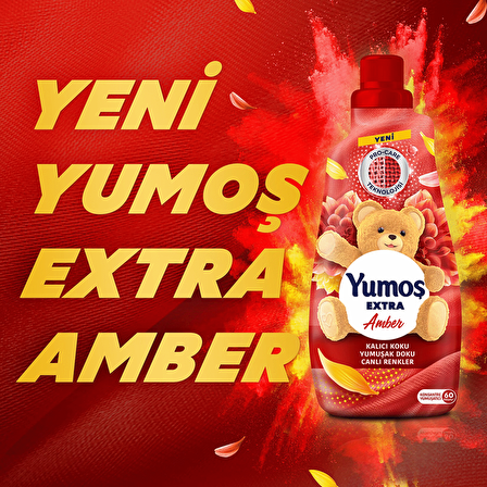 Yumoş Extra Amber Beyazlar ve Renkliler İçin Konsantre Yumuşatıcı 1440 ml 60 Yıkama