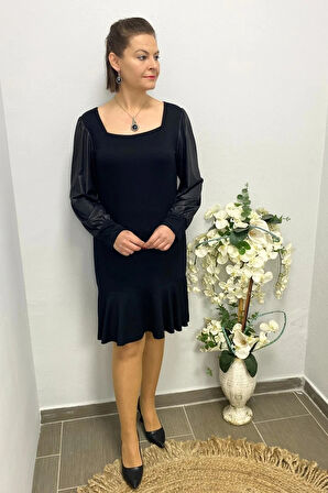 Kadın Siyah Queen Elbise